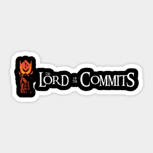 The Lord of the Commits Tee – One Branch to Rule Them All Sticker